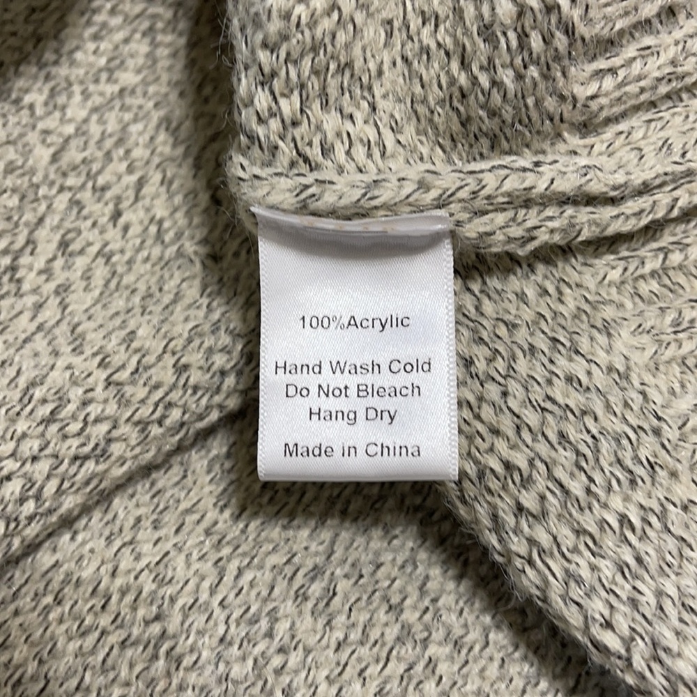 All:Row Grey Pom Pom Sweater Size S - Picture 9 of 10